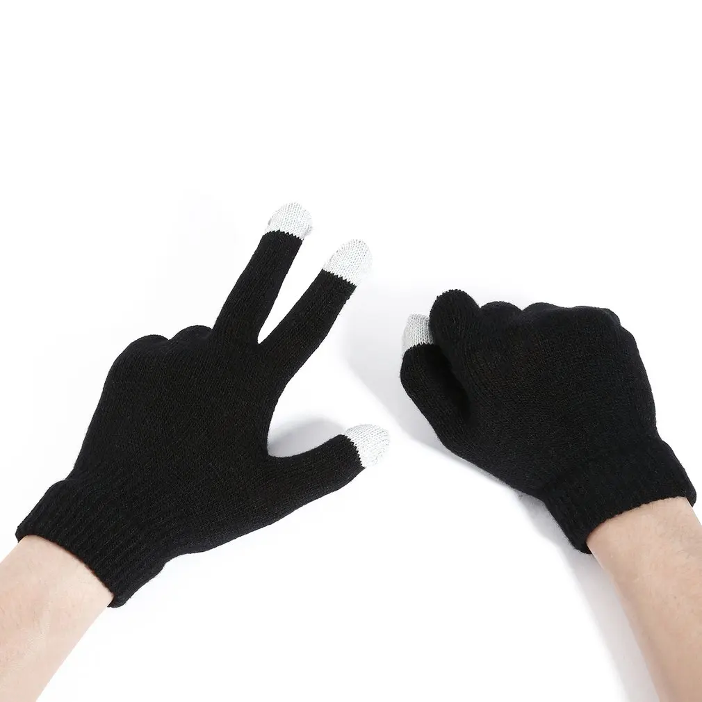 5 шт. зимние мужские и женские емкостные перчатки с сенсорным экраном теплые перчатки для рук теплые перчатки для iPhone для iPad3