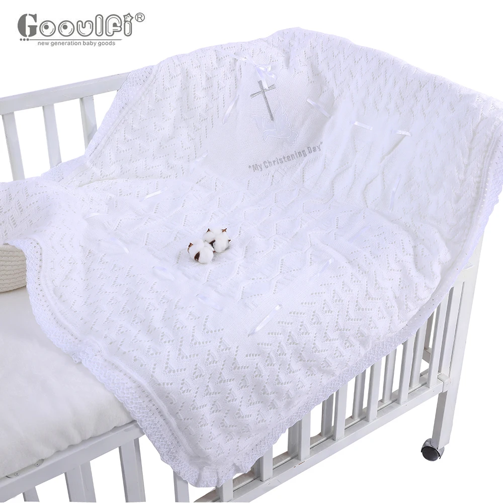 baby christening blanket