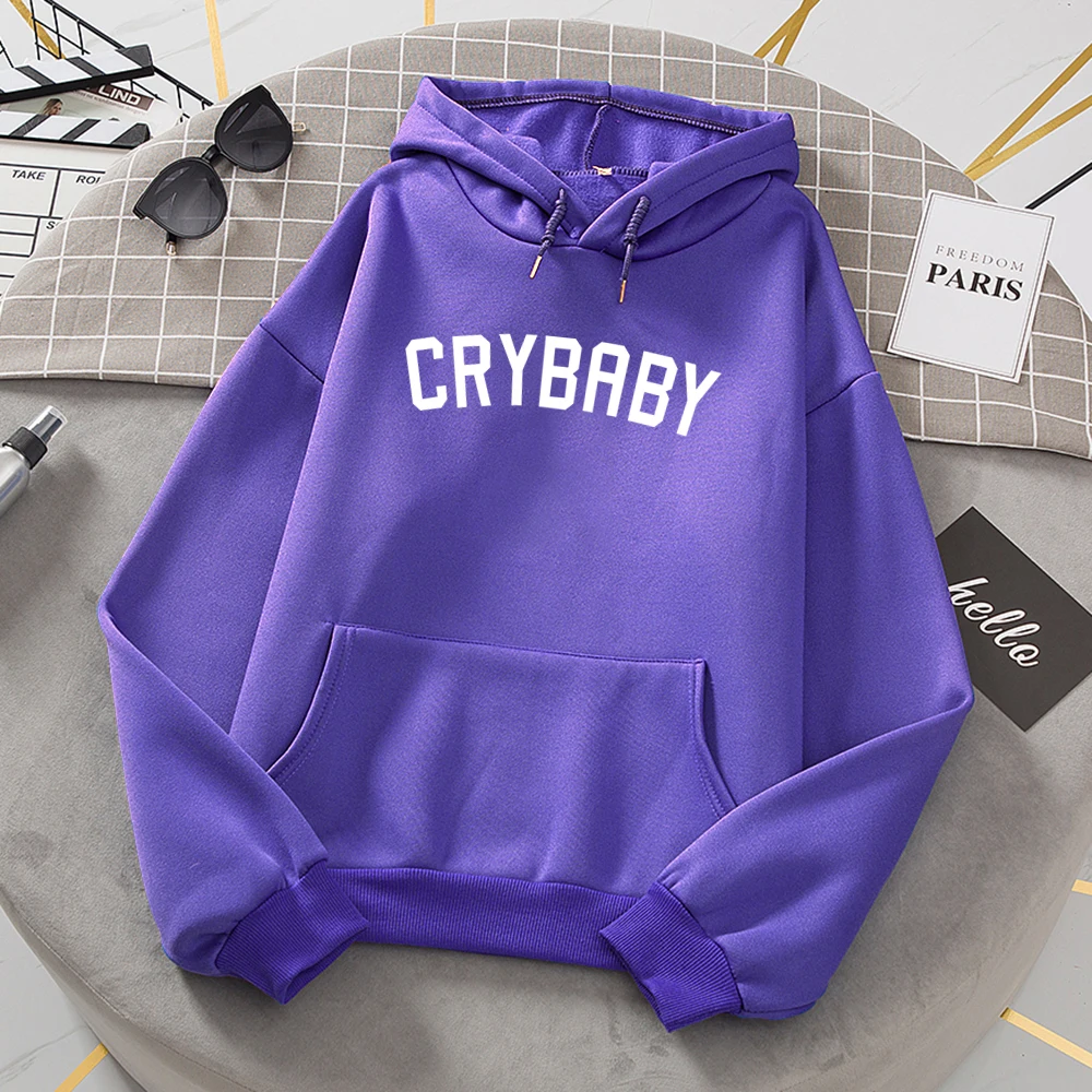 Женские пуловеры с принтом Cry Baby Новое поступление на осень и зиму повседневные