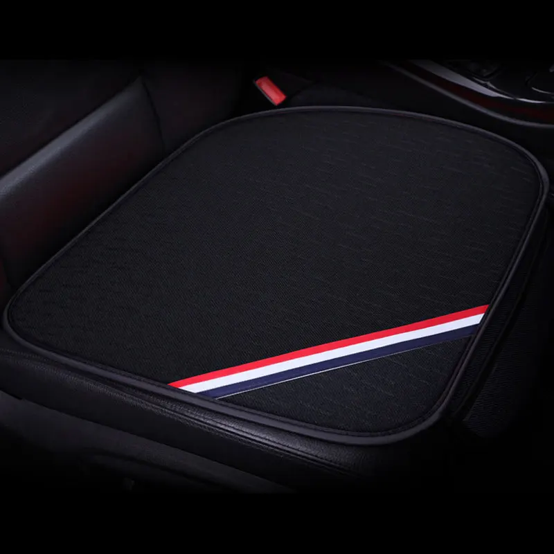 Universal Car Seat Cover Four Seasons Cushion Storage Tidying Chair Mat Set Flax Protector Mat Automobiles Interior Cushion
