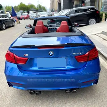 

UBUYUWANT Fiber Rear Trunk Spoiler Car Tail Wing Decoration 2013 -2019 For BMW F33 420i 425i 428i M4 Style