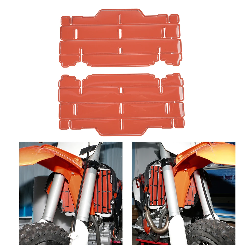 Radiator Guard Decal Stickers Background For KTM 125 150 250 300 SX SXF XC XCF XCW XCFW EXC 2007 2008 - 2015 2016 SX-F XC-F XC-W |