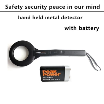 

Factory price hot sale safety security hand held Military Used metal detector MD-200 with charger battery