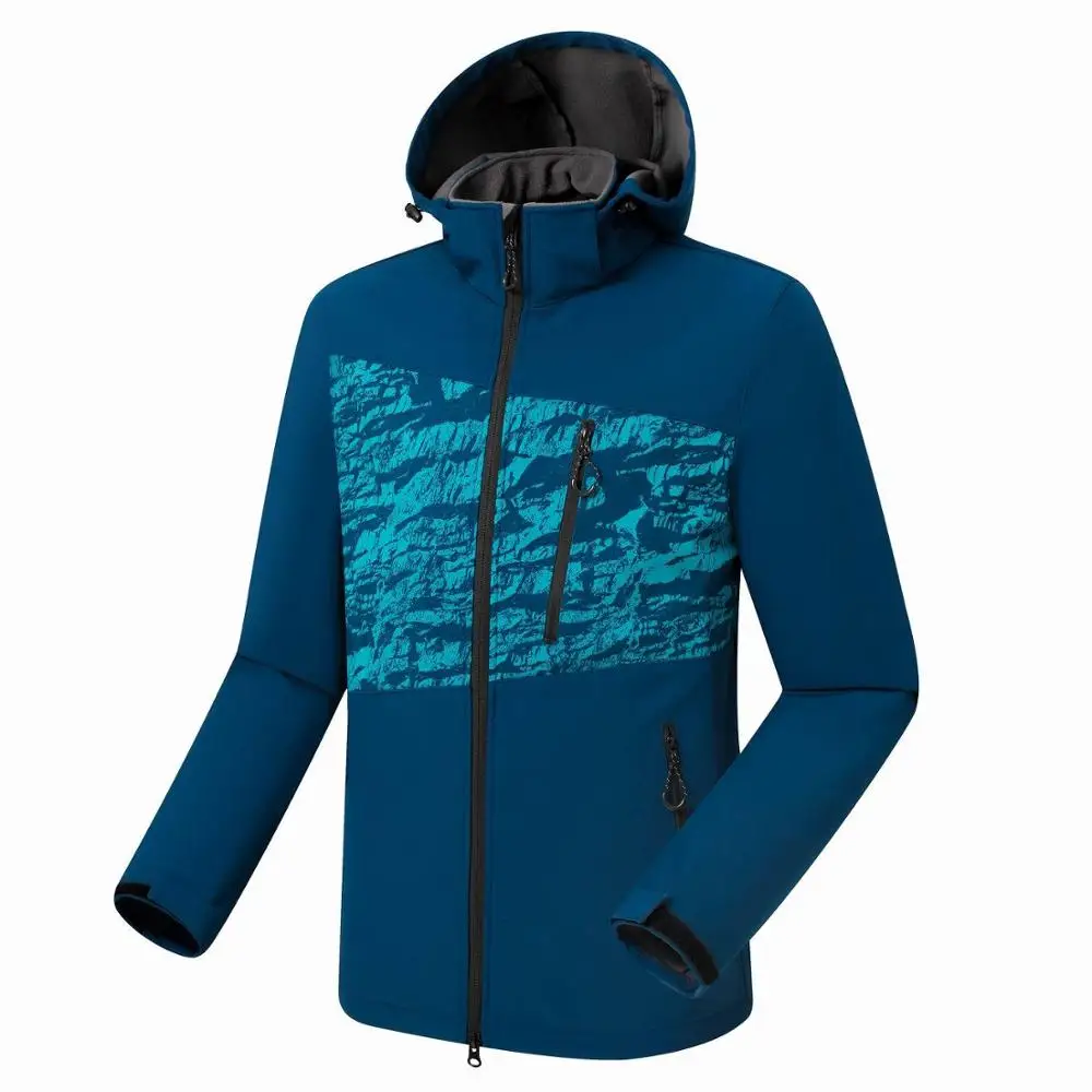 

2019 New Winter Men Hiking Softshell Jackets Fleece Outdoor Sports Thermal Windbreaker Camping Trekking Climbing Coat S-3XL