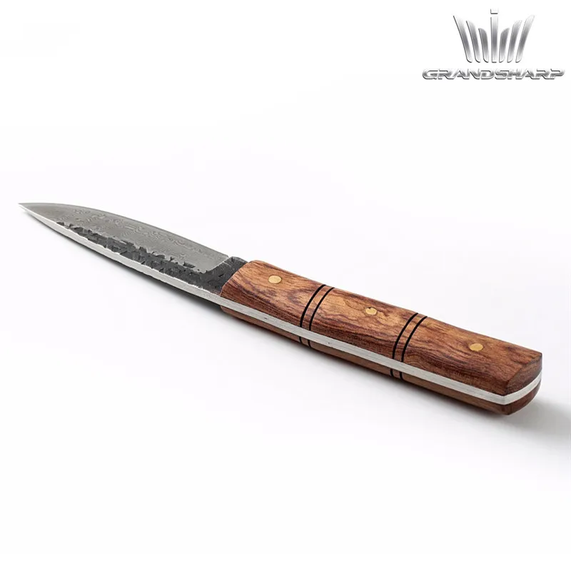 Damascus-Hunting-Knife-Hand-Forged-Outdoor-Equipment-Handmade-Pocket-Knife-Survival-Straight-Knife-Fixed-Blade-Rosewood (2)