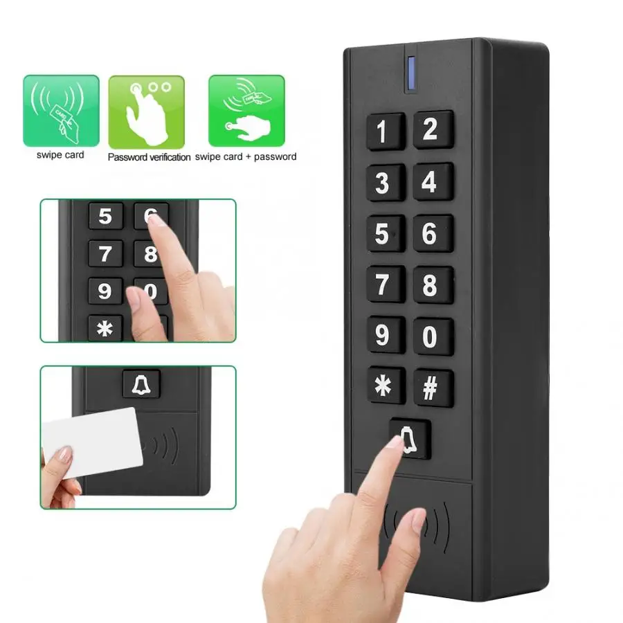 RFID Клавиатура управление доступом Wiegand 26 кард ридер пароль IP67 дверь безопасности