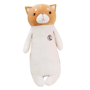 

Long PP cotton pillow 85cm Soft Animal Cartoon Pillow Cushion Cute Fat Dog Plush Toy Stuffed Lovely kid Birthyday Christmas Gift