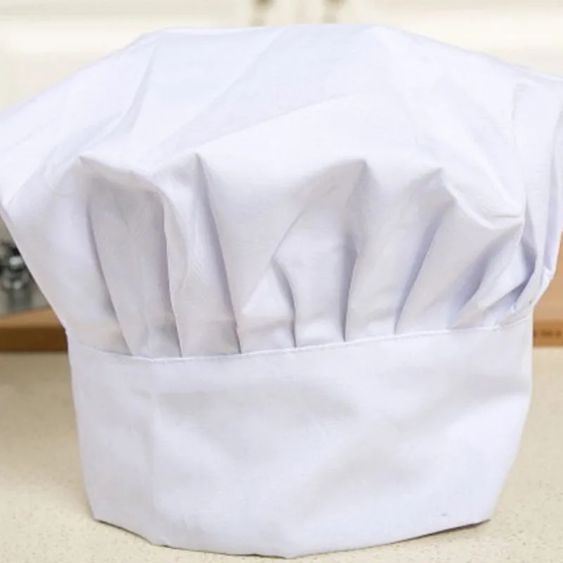 Comfortable Cook Adjustable Adult Kitchen Baker Chef Elastic Cap Hat Catering TB