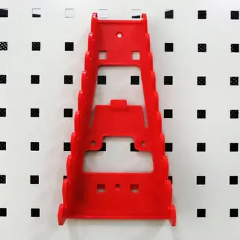 

2020 New Wrench Holder Red Plastic 9 Slot Wrench Rack Standard Organizer Holder Storage Tool Wrenches Keeper