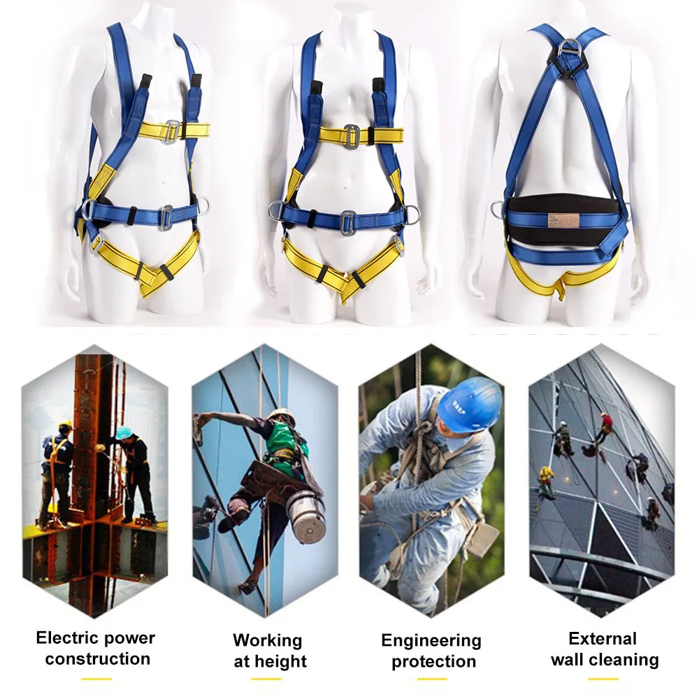 

Full-body Suspension Double Strap Safety Belt, Aerial Work Safety Harness, Outdoor Climbing Safety Belt