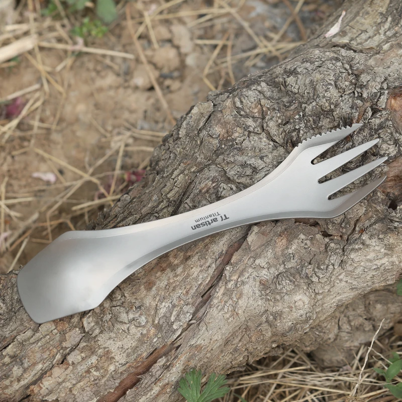 Комплект легких титановых ложек и вилок 3 в 1 для кемпинга Rover Camel|rover camel|camping setcamping