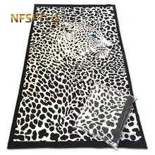 

Leopard Beach Towel Microfiber 100x180cm 70x150cm Quick Dry Absorbent Swim Pool Gym Running Travel Sport Bath Towels For Adults
