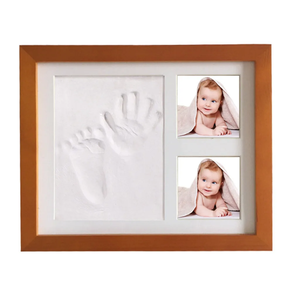 Handprint Kit литье ребенка нетоксичный отпечаток ноги младенческой подарки сувениры |