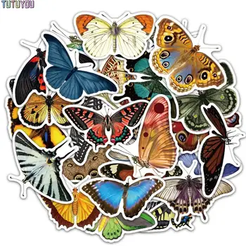 

PC2022 50pcs/set Beautiful Butterfly Creative Badges DIY Decorative Stickers Cartoon Style For Notebook Phone Case Stickers
