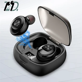 

Bluetooth Earphone Wireless headphone Sport Earpiece Mini Headset Stereo Sound In Ear IPX5 Waterproof tws 5.0 power display