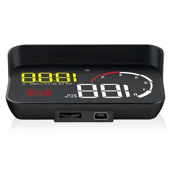 

M10 Color LED Screen Car HUD Overspeed Warning Alarm System Windshield Projector Universal Head-Up Display
