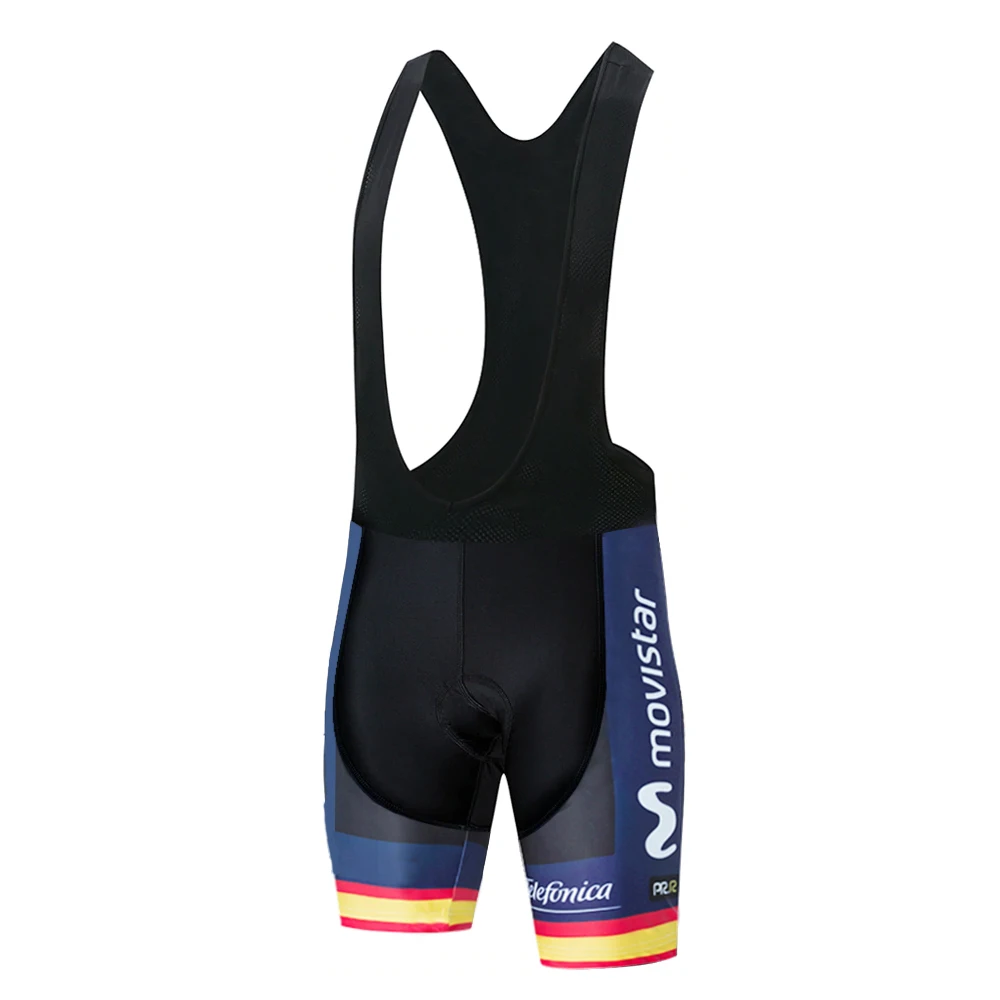 team Movistar cycling bib shorts cycling silikone gel pad 12D bicycle suit MTB uniform men's clothing cycling bib shorts cycling shorts cycling pants cycling gel pad