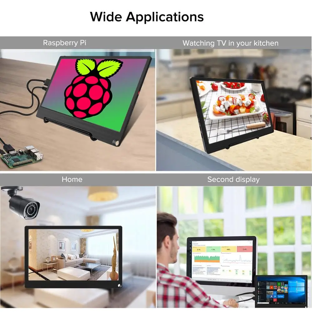 Eviciv 1080P 2K дисплей тип C HDMI Портативный игровой монитор ультратонкий 11 6 дюймов ЖК