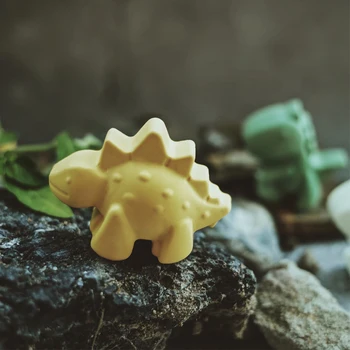 

Cute Dinosaur Desktop Decoration Cement Mold Concrete Mini Animal Molds 12 Cavities Silicone Molds