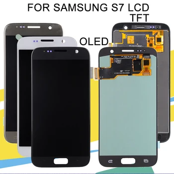 

1pcs G930 Lcd HH For Samsung Galaxy S7 Lcd Display With Touch Screen Adjustable G930 Digitizer Assembly 5.1inch SM-G930F Screen