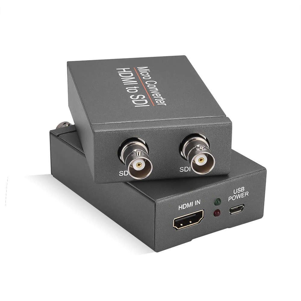Mini HD 3G SDI to HDMI-compatible Converter HDMI-compatible to SDI Video Micro Converter Audio Auto Format Detection hd video converter