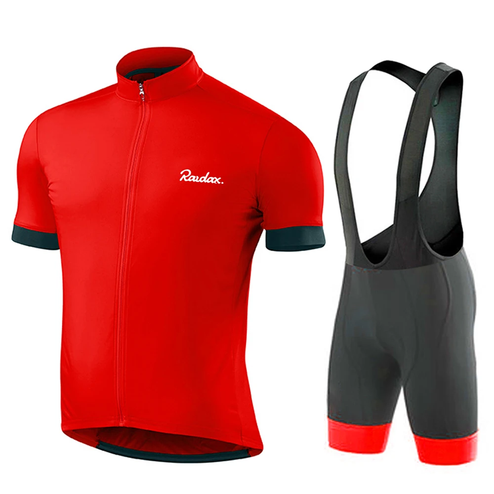Cycling Jersey 2025 Team Raudax Men Cycling Set Racing Bicycle Clothing Suit Breathable Mountain Bike Clothes Sportwears 4