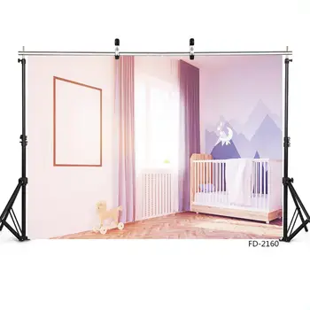 

Crib Room Wood Board Floor Background Decoration For Baby Shower Children Portrait Photography Backdrop Photo Booth Studio Props