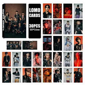 

30PCS/Set WayV 2020 Way V Awaken The World Photo Card turn back time Poster Bookmark Lomo Cards Self Made Fans Gift Collection