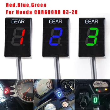

Motorcycle Speed Gear Indicator 1-6 Gear Display CBR 600RR For Honda CBR600RR 03-20 Red / Blue / Green Car Styling Accessories