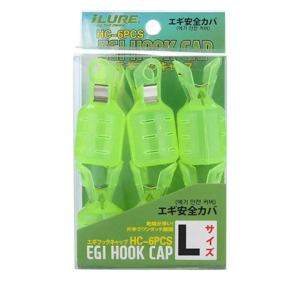 fishing hooks ПВХ материал деревянный Креветочный крючок защитная оболочка рыболовный крючок оболочка 1 коробка деревянный Креветочный крючок Защитная крышка 6 шт 30S3 - Цвет: fishing hooks