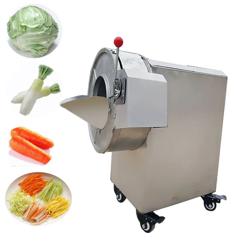 500kg/h Electric Vegetable Cutting Machine For Used To Slice Cucumber