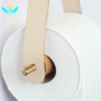 

Nordic Creative Wooden Roll Holder Bathroom Storage Paper Towel Dispenser Toilet Paper Holder Box Bathroom Accessories TOB