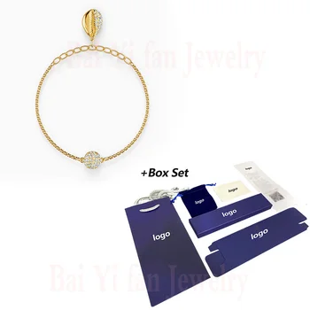 

2020 Fashion SWA New REMIX COLLECTION SHELL STRAND Bracelet Fresh Shell Decoration Gold Bracelet Female Romantic Jewelry Gift