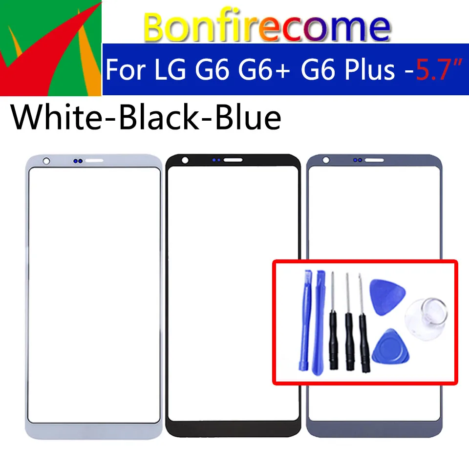 Сенсорный экран для LG G6 + Plus H870 H871 H872 H873 H870K H870S H870DS сменный сенсорный ЖК внешнее стекло|Сенсорные панели