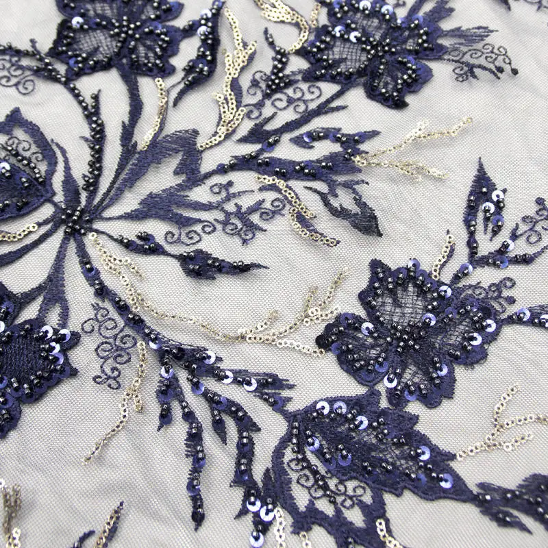 

15 Yards/lot shinning mesh glitter lace sequins fabric Gorgeous French lace fabric for wedding dress/party dress DG408