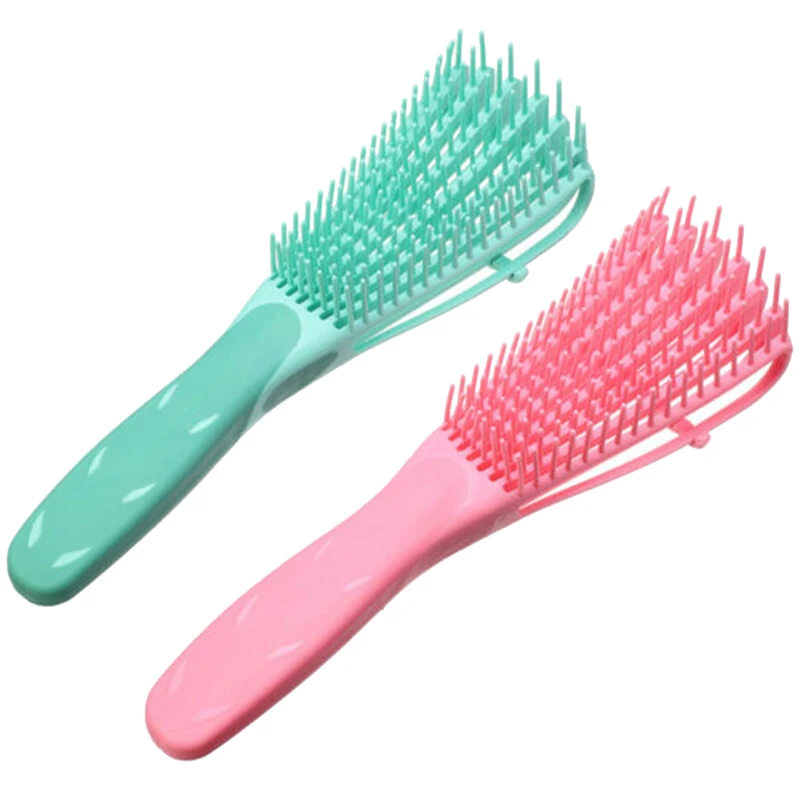 1pc Hair Brush Massage Hair Comb Detangling Brush For Curly Wet