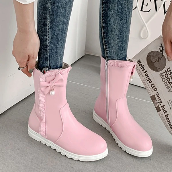 cute flat ankle boots