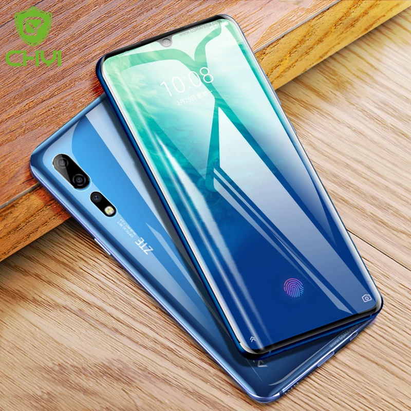 CHYI 3D изогнутая пленка для ZTE Axon 10 Pro 5G протектор экрана 6,47 Дюймов Полное покрытие нано Гидрогелевая пленка с инструментами не закаленное стекло