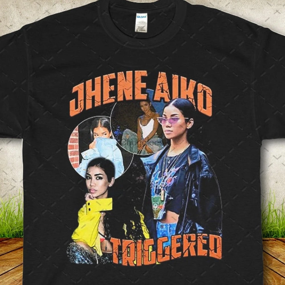 Футболка Jhene Aiko 90-х годов Ретро стиль винтажная рэп-футболка хип-хоп для мужчин и