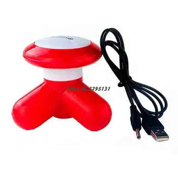 

1pcs 9.5*9cm Multi-function Mini Triangle Massager 8 Colors Optional Creative Usb Electric Three-legged Vibration Instrument