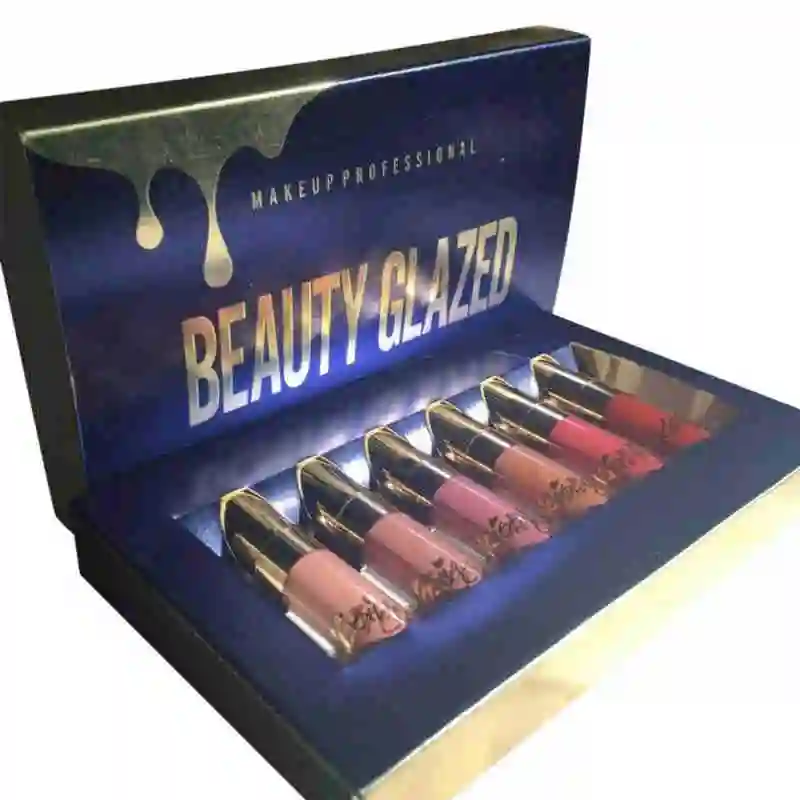 BEAUTY GLAZED 6 шт./компл. жидкая помада блеск для губ профессиональный макияж матовая