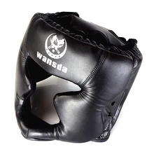 WANSDA боксерская тренировочная головка для лица Защитная Экипировка шлем Защита для головы