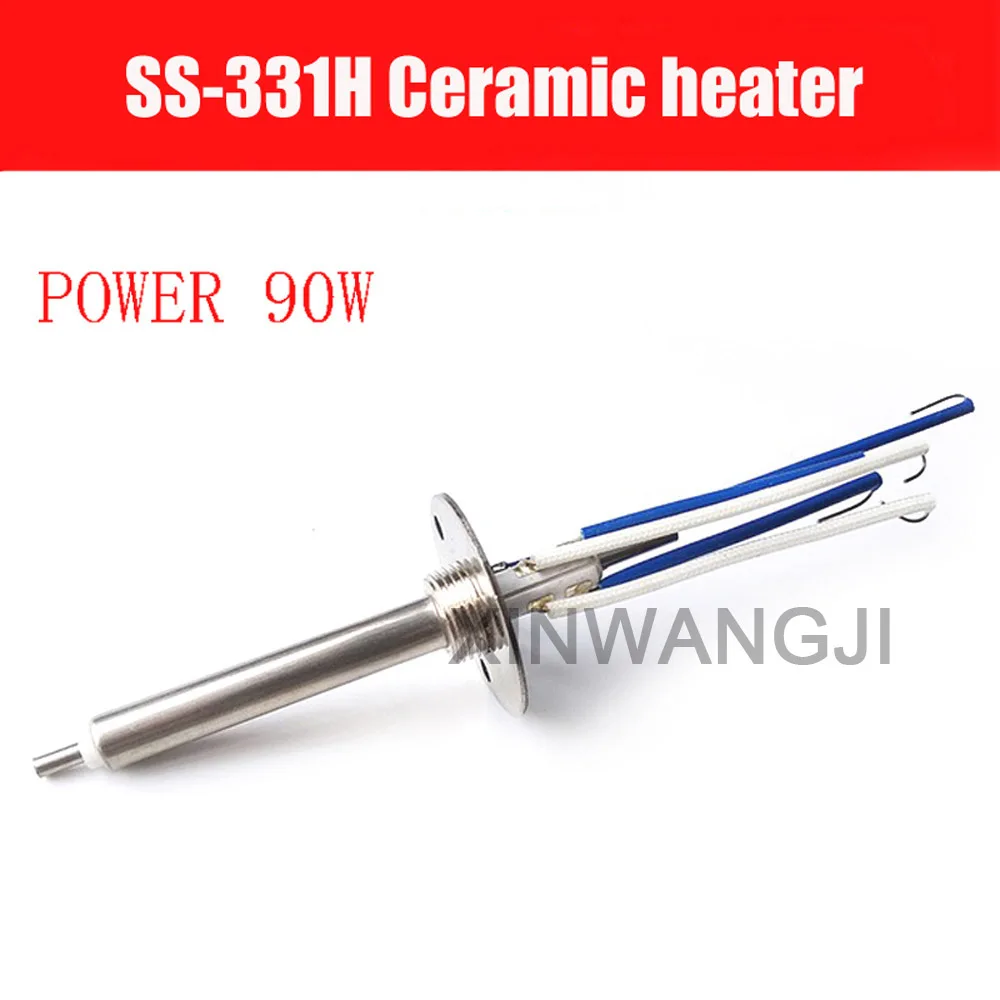 Ceramic heater Pro'sKit SS-331H электрическая паяльная станция заменить аксессуары фильтр трубы сопла иглы мат пружинный нагревательный сердечник стеклянная трубка - Цвет: Ceramic heater