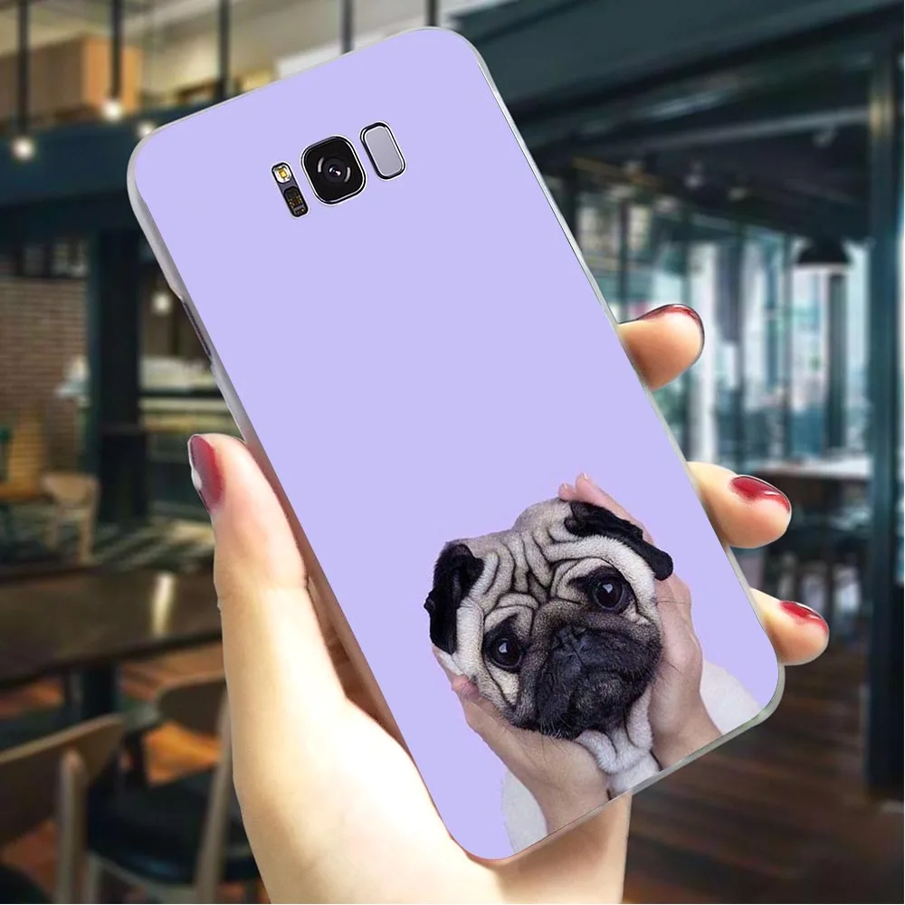 

Hard Case Funny Dog Puppy Phone Cover For Galaxy A5 Case A3/A5 A6 A8 Plus/A7 A9 2018 A10 A20 A30 A40 A50 A60 A70 M40