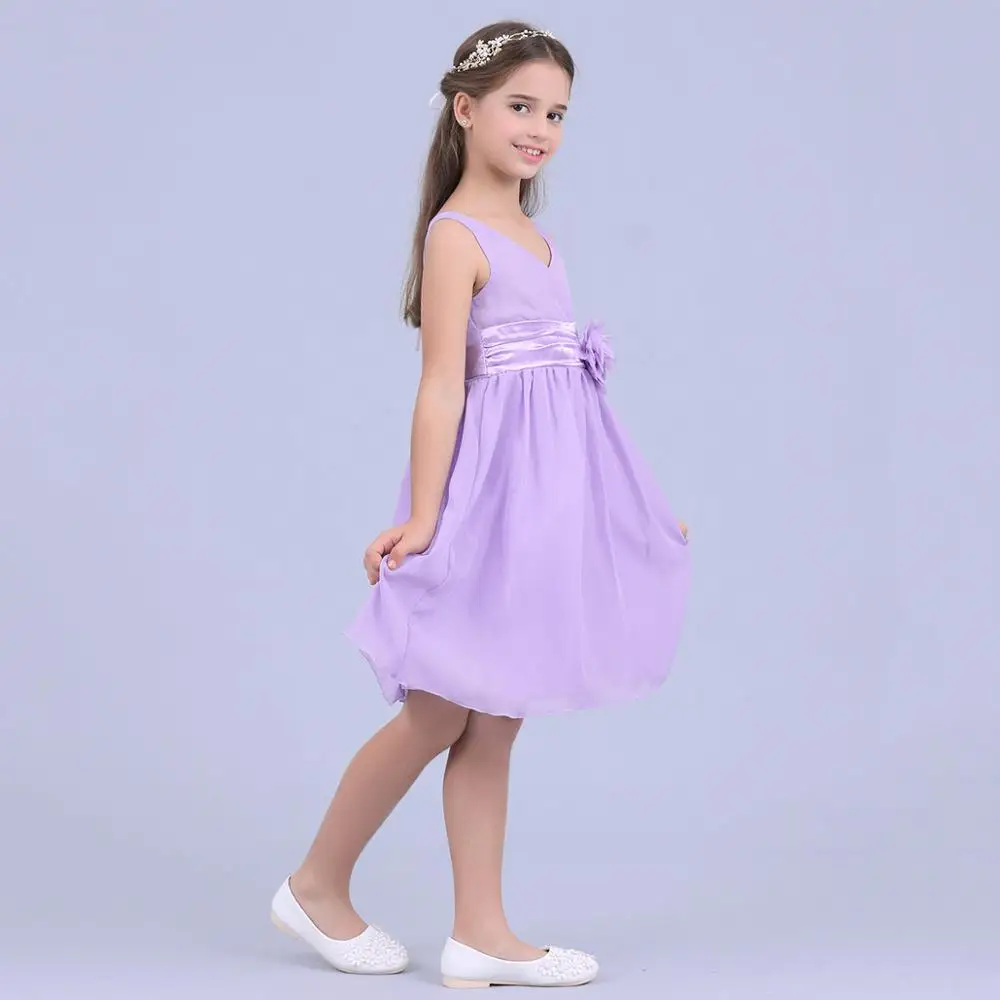 iiniim Girls Teenage Birthday Party Dress Elegant Floral Princess Dress Ball Gown Tutu Dress for Weeding Kids Vestidos Clothing