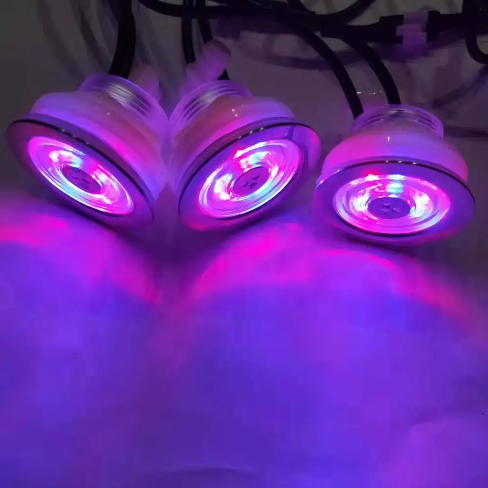 Встраиваемая Водонепроницаемая светодиодная RGB лампа для подводной массажной