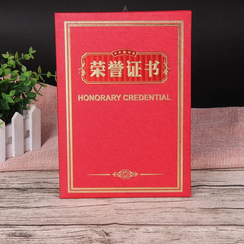 

Manufacturers Bronze Foaming Suede Certificate of Honor Letter of Appointment Certificate Cover Customizable Logo Currently Avai