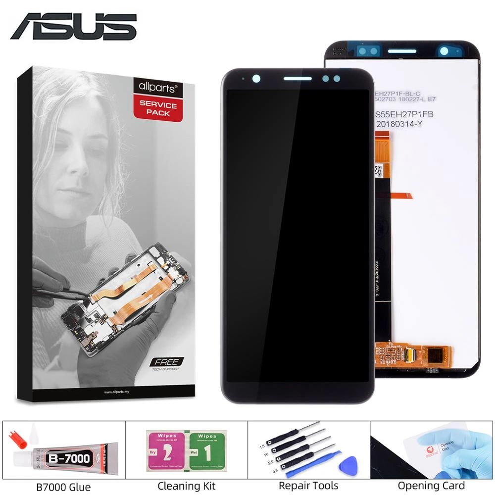 Lcd Para Asus Zenfone Live L1 Za550kl X00rd Display Tela Touch Frontal Completo Modulo Visor Original 5 5 Pol Preta Lcds De Celular Aliexpress