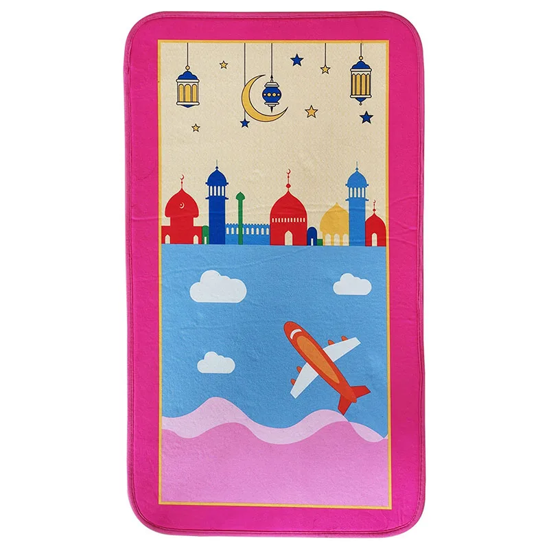 

Kids Children Prayer Mat Thick Soft Islamic Muslim Musallah Prayer Rug Carpet tapis de priere Islam Praying Mat Rugs Sajadah