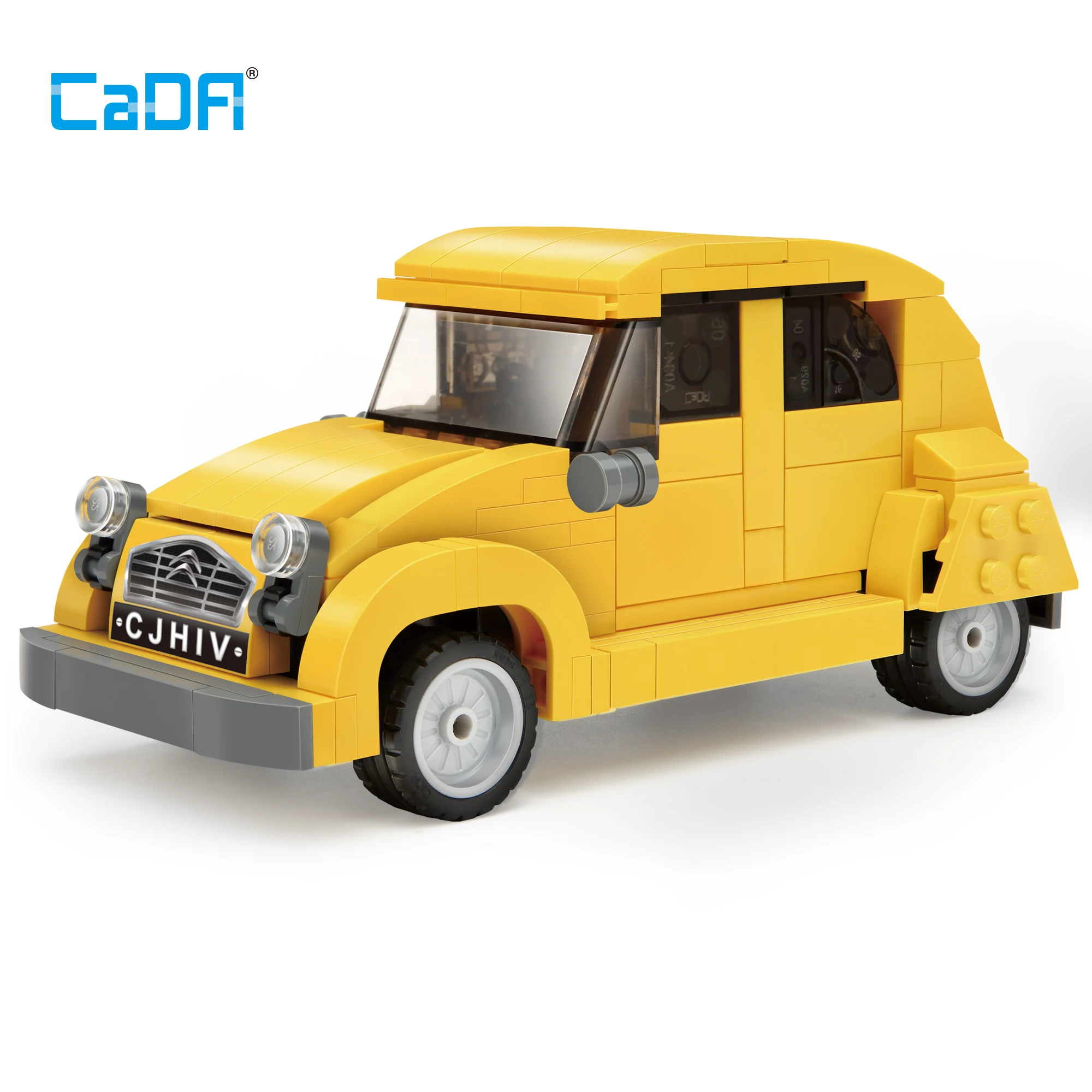 

Cada High-Tech Bricks 1:24 Car Model Builing Blocks Classics Citroen 2CV License Creative Assembly Construction Toys Entry